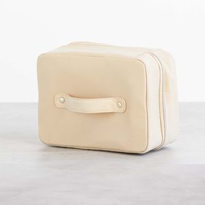 Brand New Beige Hanging Cosmetic Case